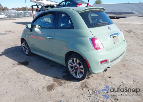 2015 Fiat 500 Sport from USA, damaged, VIN 3C3CFFBR6FT690119